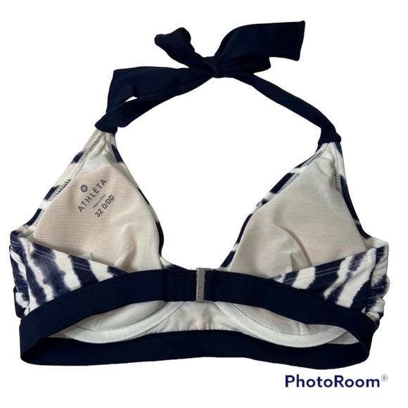 Athleta Striped Halter Style Bikini - Picture 3 of 7